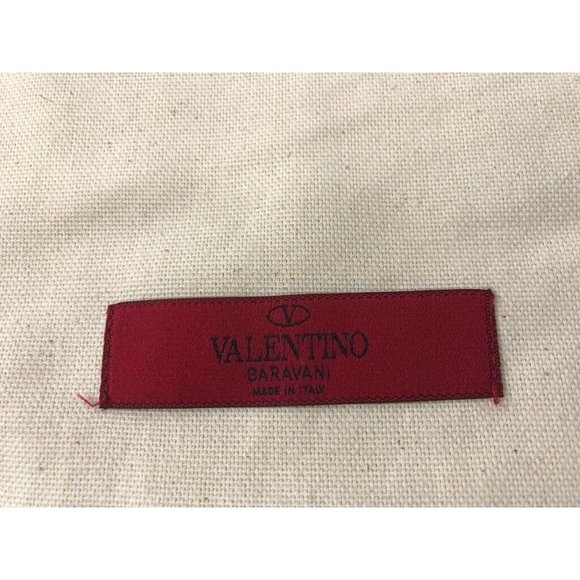 Valentino Dust Bag Storage Cover Pouch Drawstring Cream 13" X 12" - Picture 2 of 6